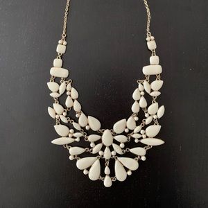White Statement Necklace - Aldo